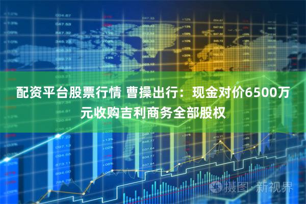 配资平台股票行情 曹操出行：现金对价6500万元收购吉利商务全部股权
